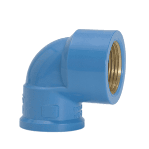 Joelho 90º soldável com bucha de latão