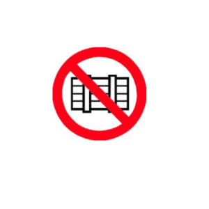 Placa P5 de proibição