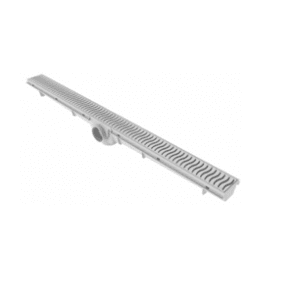 Ralo linear 70cm - grelha branca