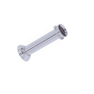 Tubo ligação ajustável vaso cromado 