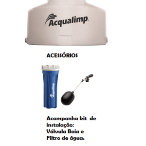 Caixa d’água  acqualimp  água limpa