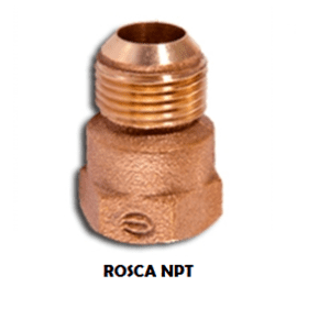 Conector rf 403 f - conexão flangeada com rosca npt