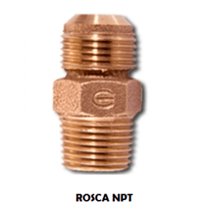 Conector rm 404 m -conexão flangeada com rosca npt
