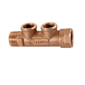 Distribuidor 2 saídas 302.2  -conexão flangeada