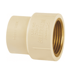 Luva de transição CPVC x metal  ultratemp CPVC