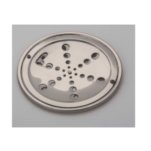 Ralo rotativo redondo inox  com caixilho